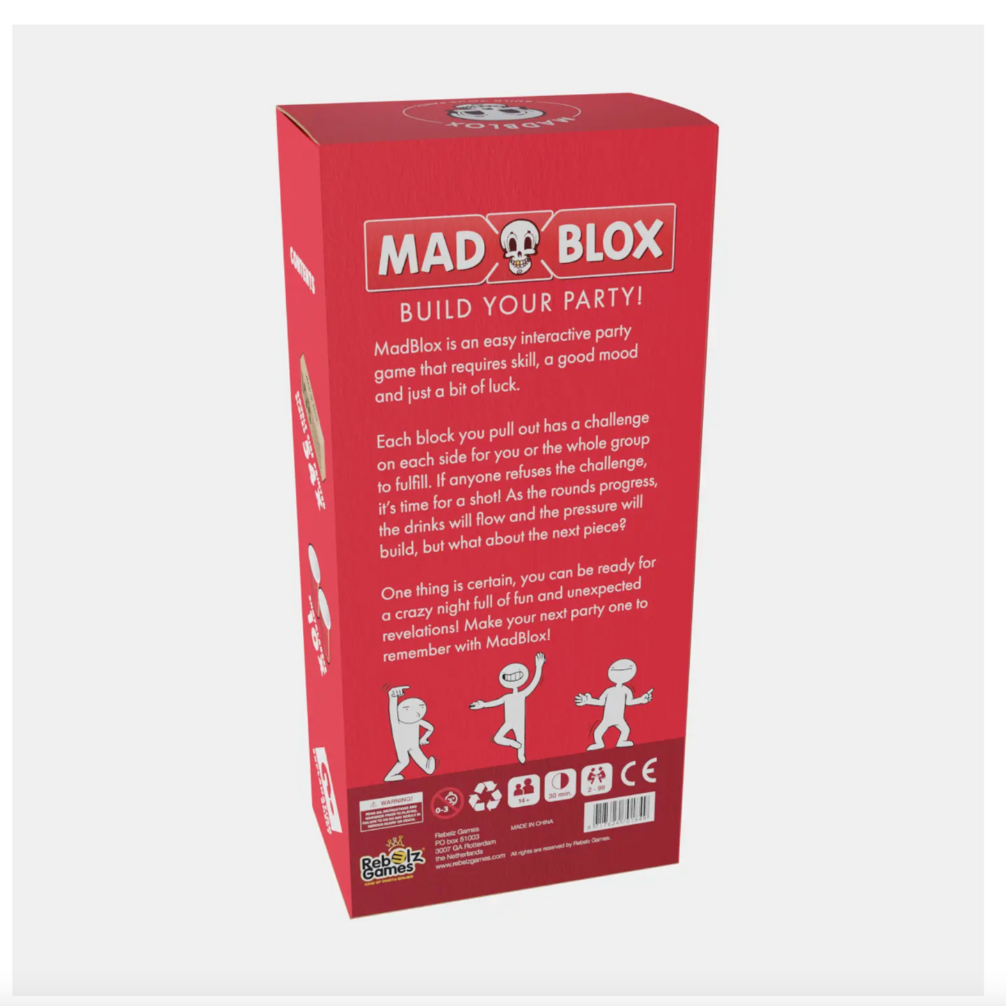 Rebelz Games Mad Blox - Jeu à boire