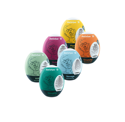 Satisfyer Eggcited - Pack de 6 masturbateurs