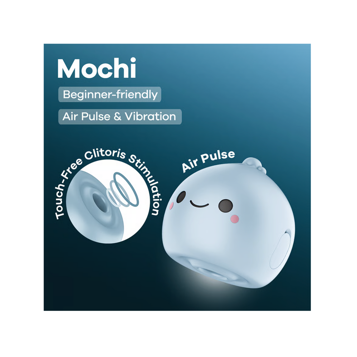 Satisfyer Mochi - Stimulateur clitoridien à air pulsé & vibrations