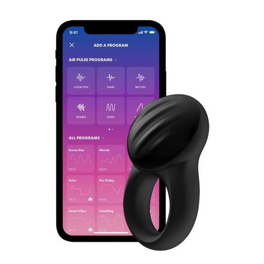 Satisfyer Signet Ring - Anneau vibrant pénien connecté