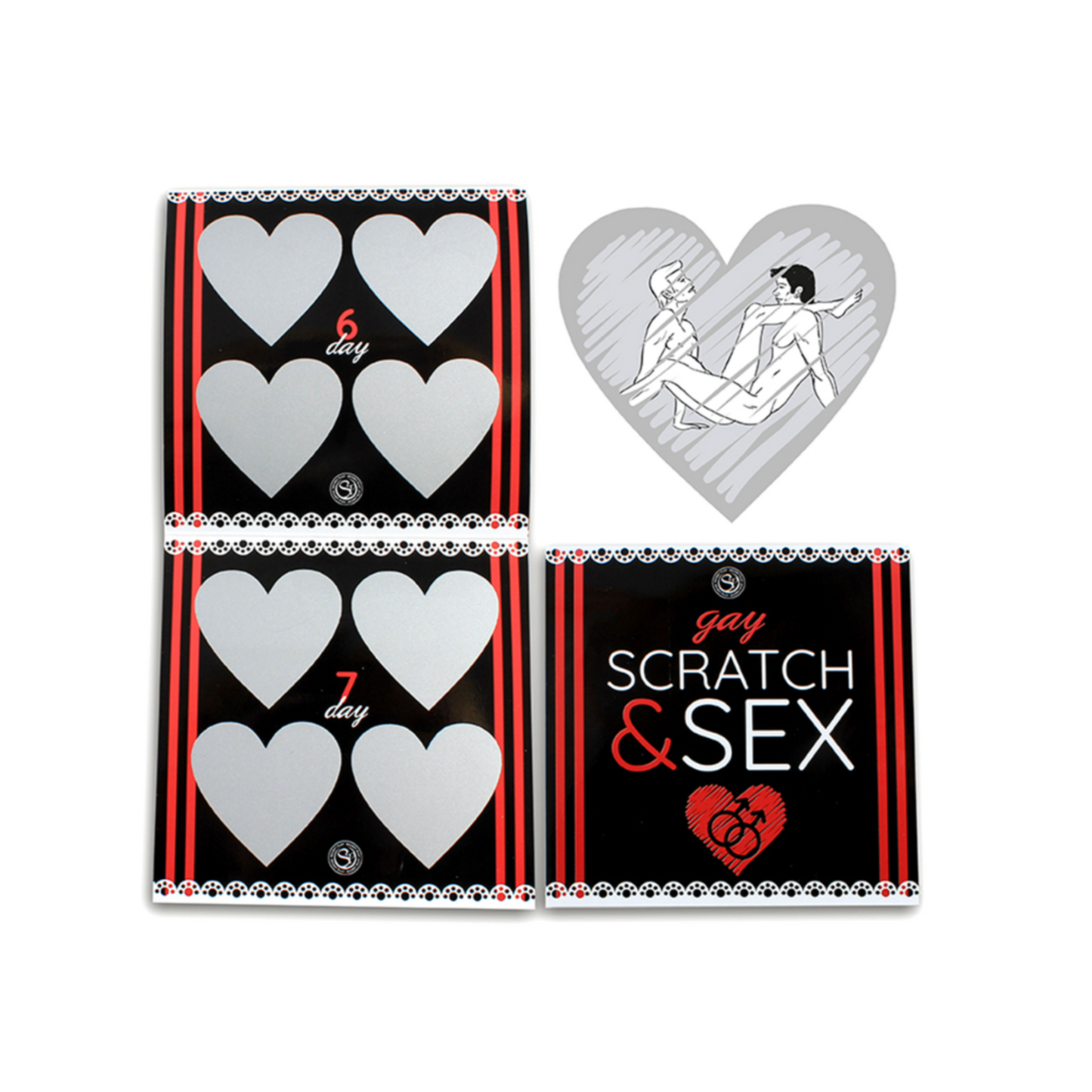 Secret Play Scratch & Sex - Cartes à gratter pour couple