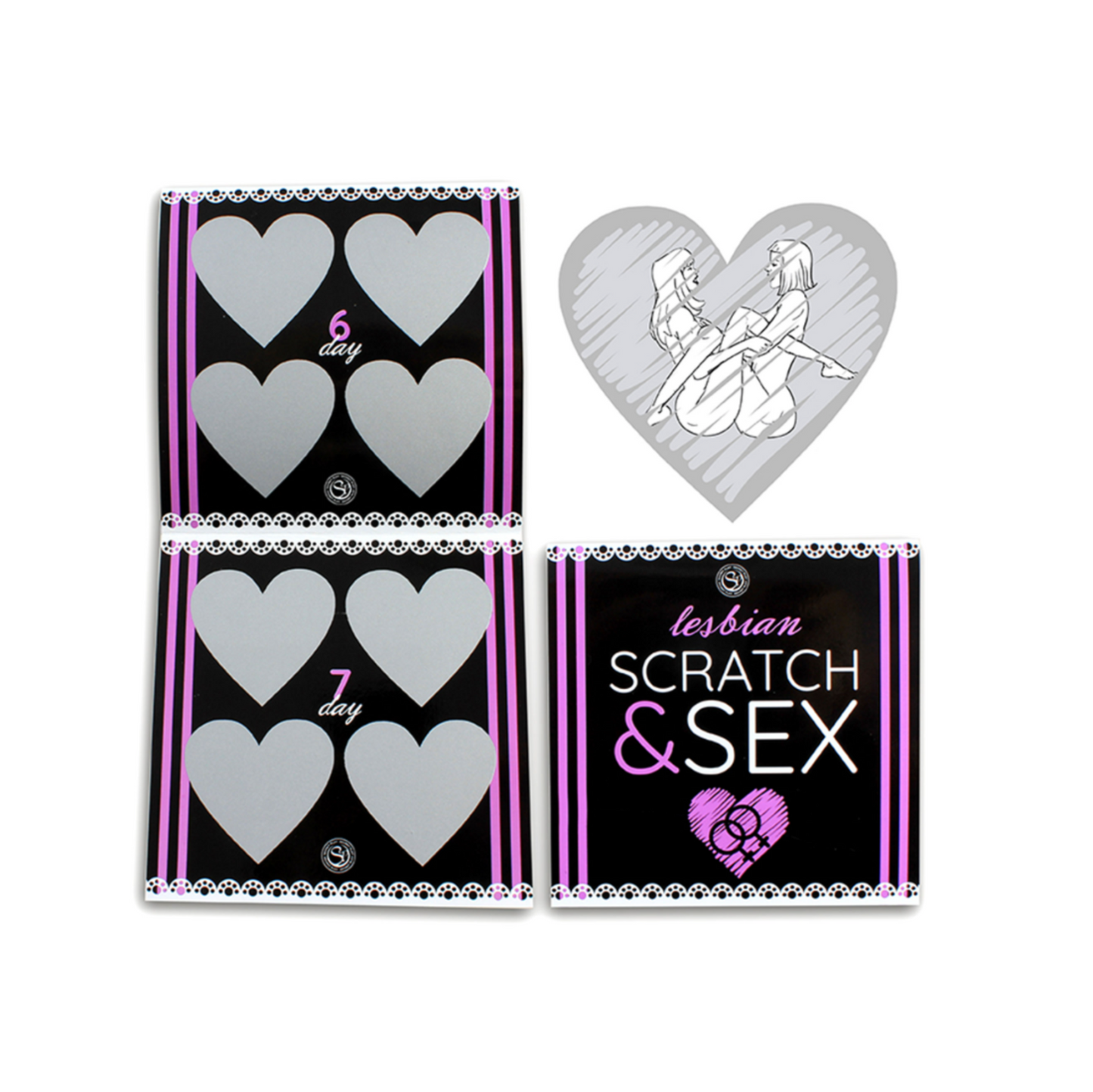 Secret Play Scratch & Sex - Cartes à gratter pour couple