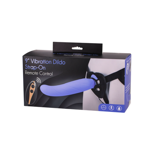Seven Creation Strap-On 9'' - Gode-ceinture vibrant et télécommandé