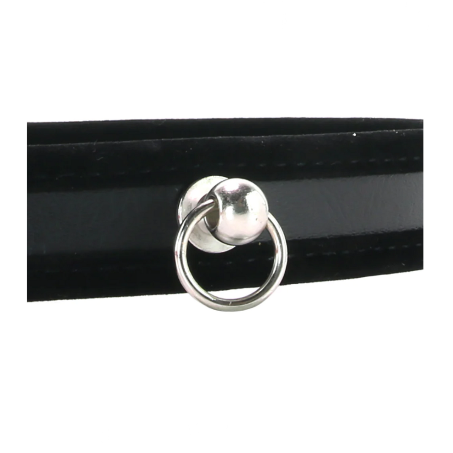 Sex & Mischief Black Day Collar – Collier BDSM rembourré velcro