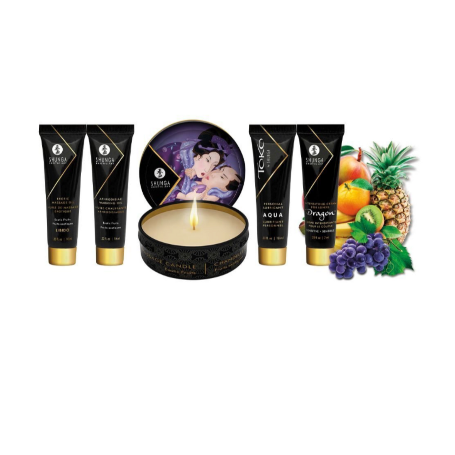 Shunga Coffret Secrets de Geisha - Fruits Exotiques