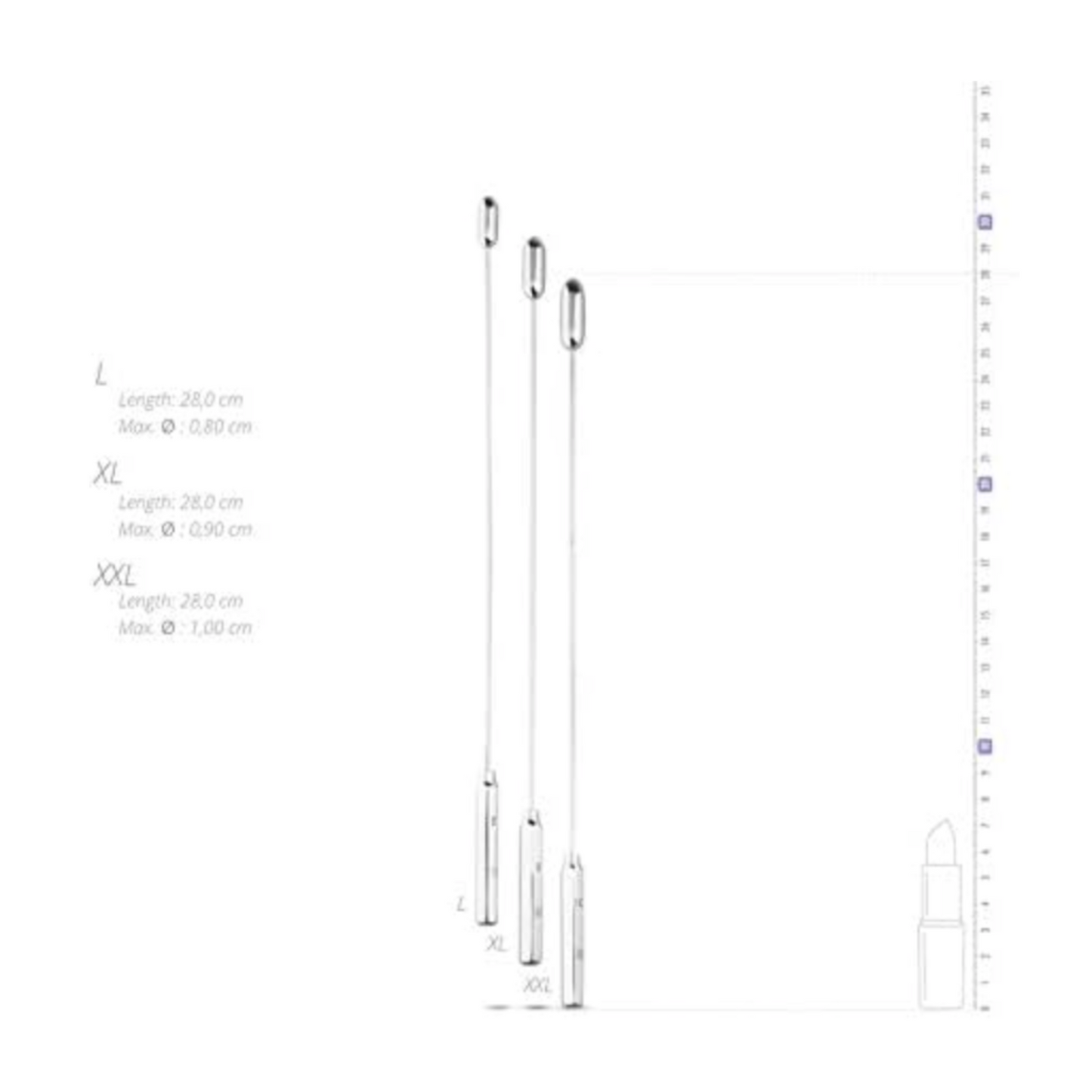 Sinner Gear Rosebud – Dilatateurs urétraux en acier x3