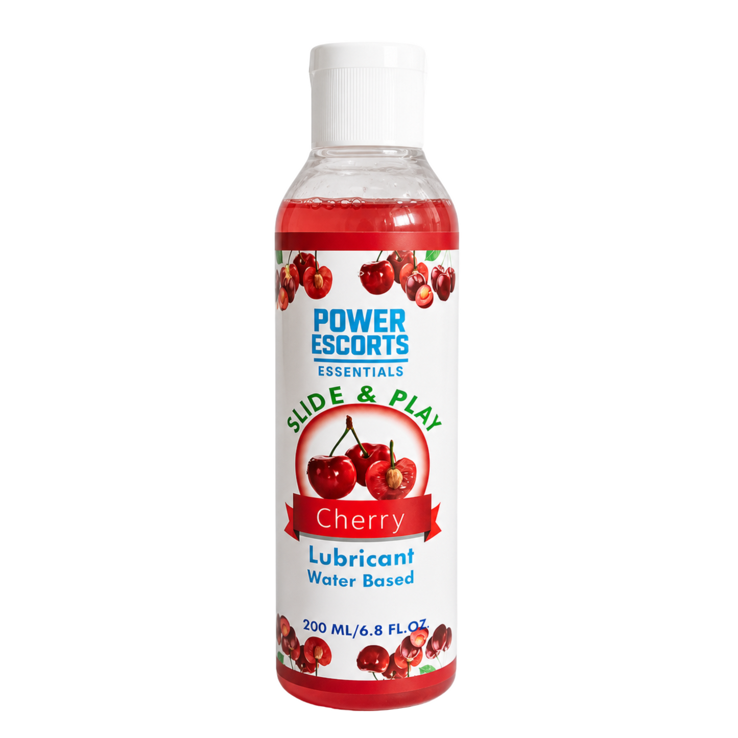 Slide & Play Cherry - Lubrifiant comestible cerise 200 ml