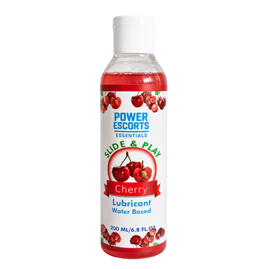 Slide & Play Cherry - Lubrifiant comestible cerise 200 ml