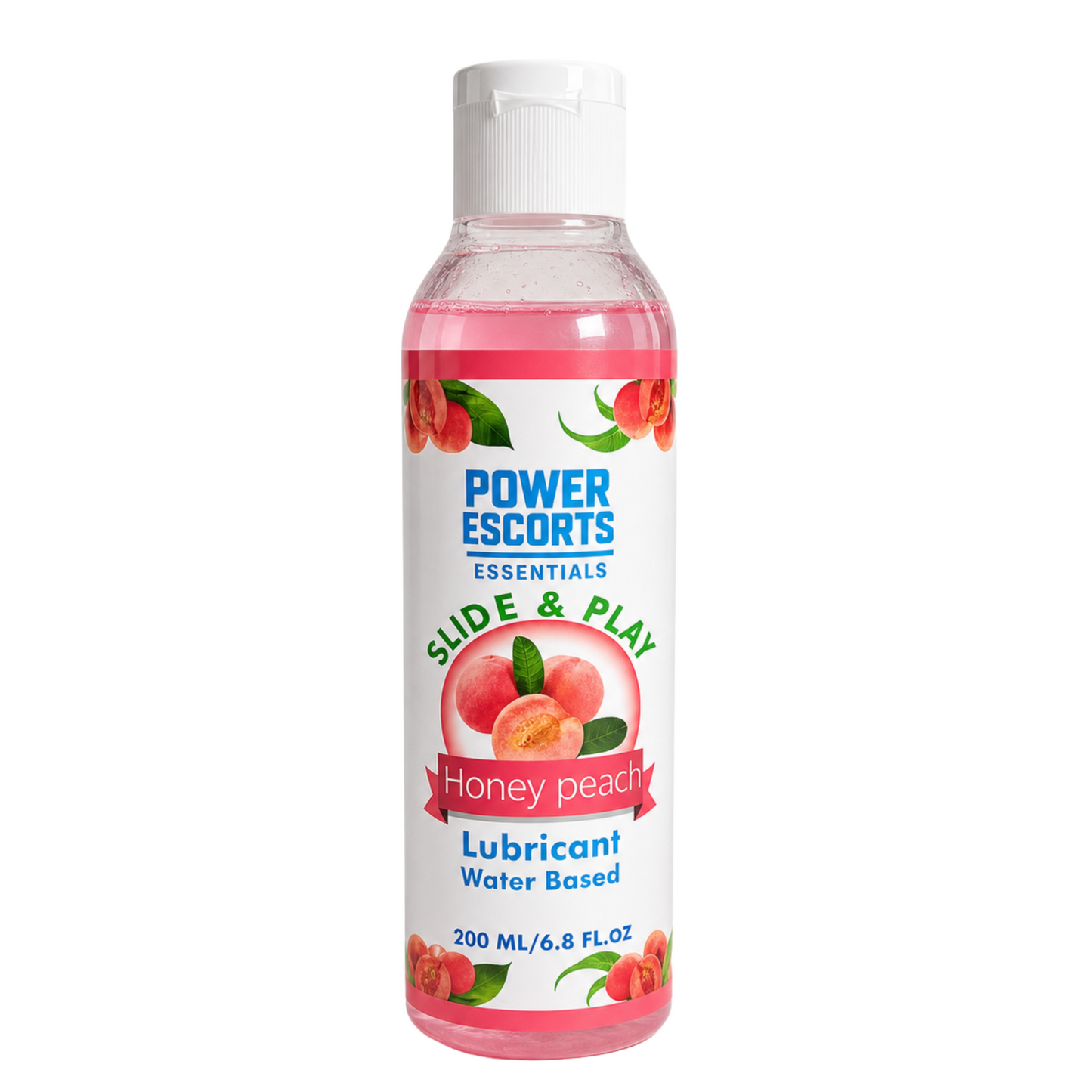 Slide & Play Honey Peach - Lubrifiant comestible pêche 200 ml