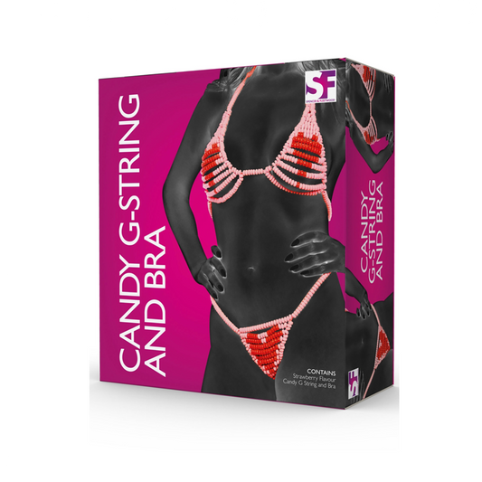 Spencer & Fleetwood Candy G-String and Bra Set - Ensemble en bonbons