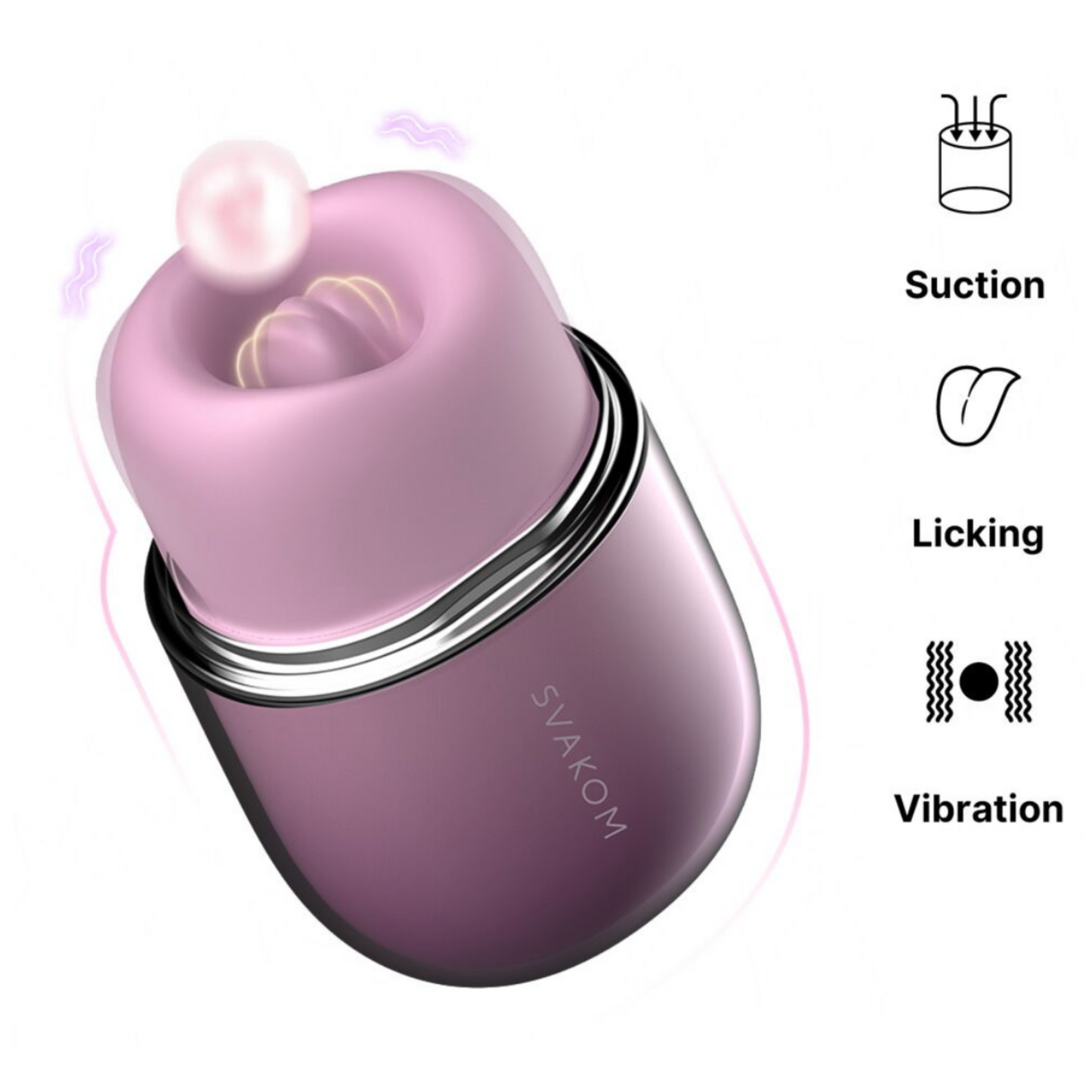 Svakom Klitty - Stimulateur clitoridien à succion et mouvement de langue