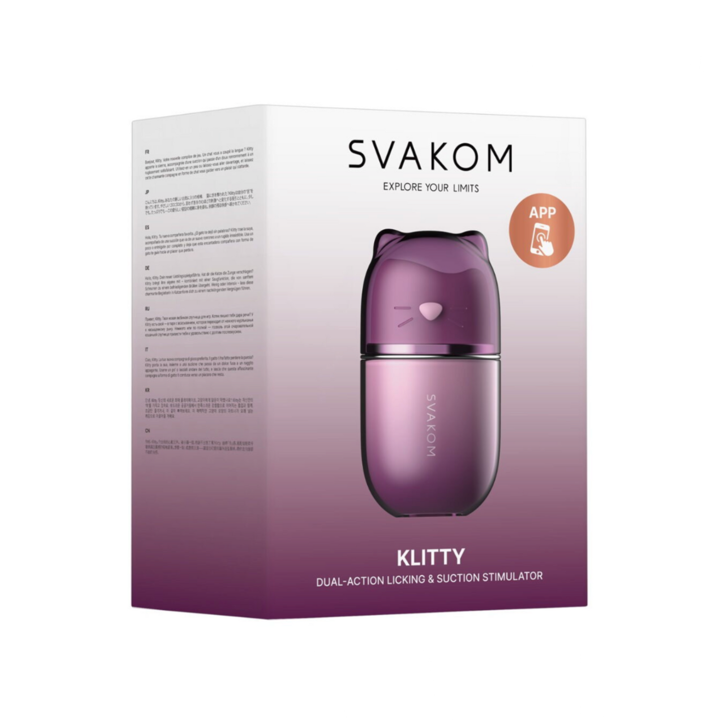 Svakom Klitty - Stimulateur clitoridien à succion et mouvement de langue