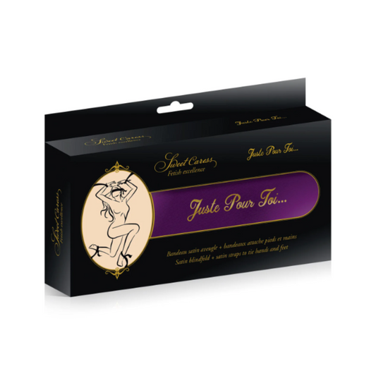 Sweet Caress Bandeaux Satin – lot de 5 bandeaux yeux poignets chevilles