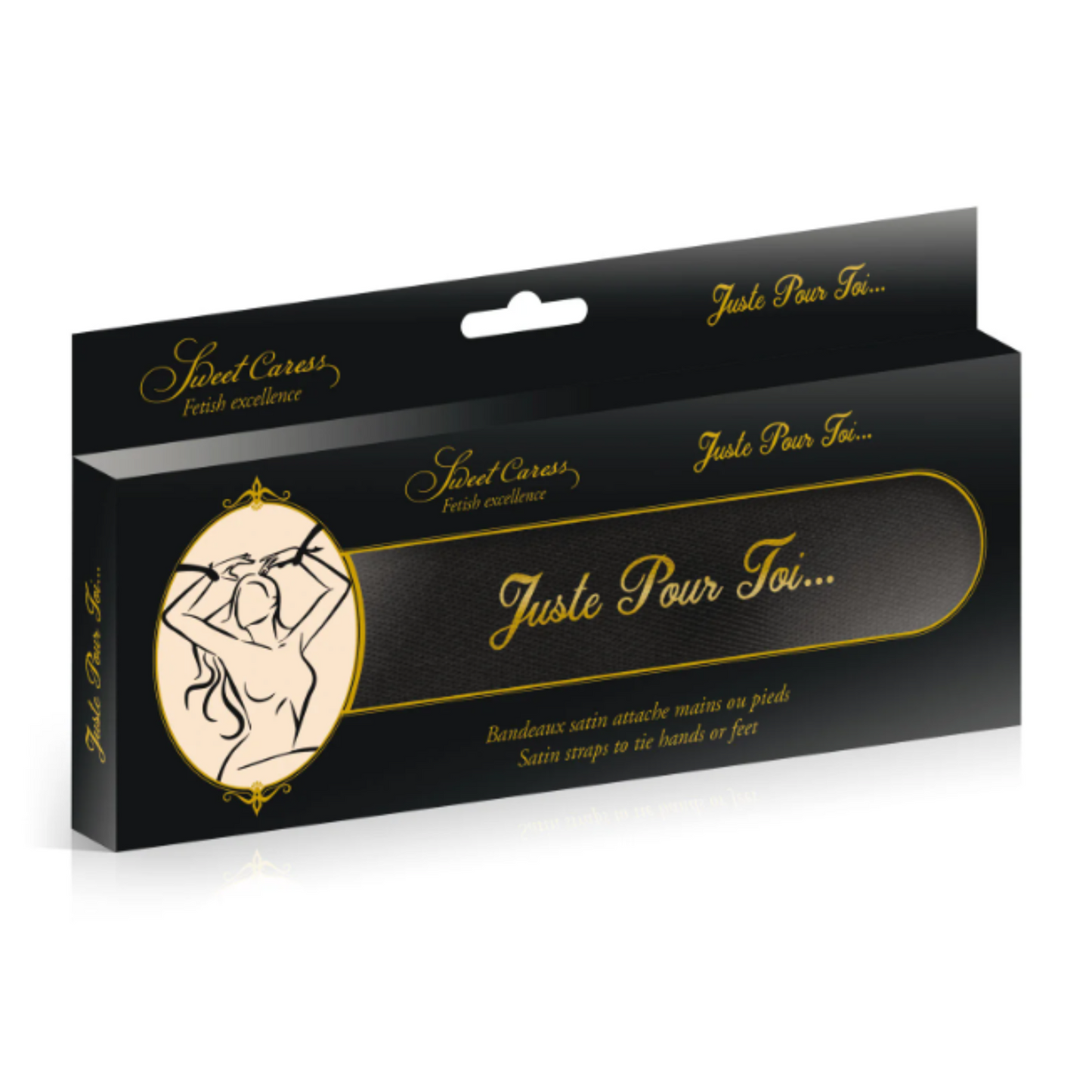 Sweet Caress 2 Bandeaux en Satin – Bandeaux poignets ou chevilles