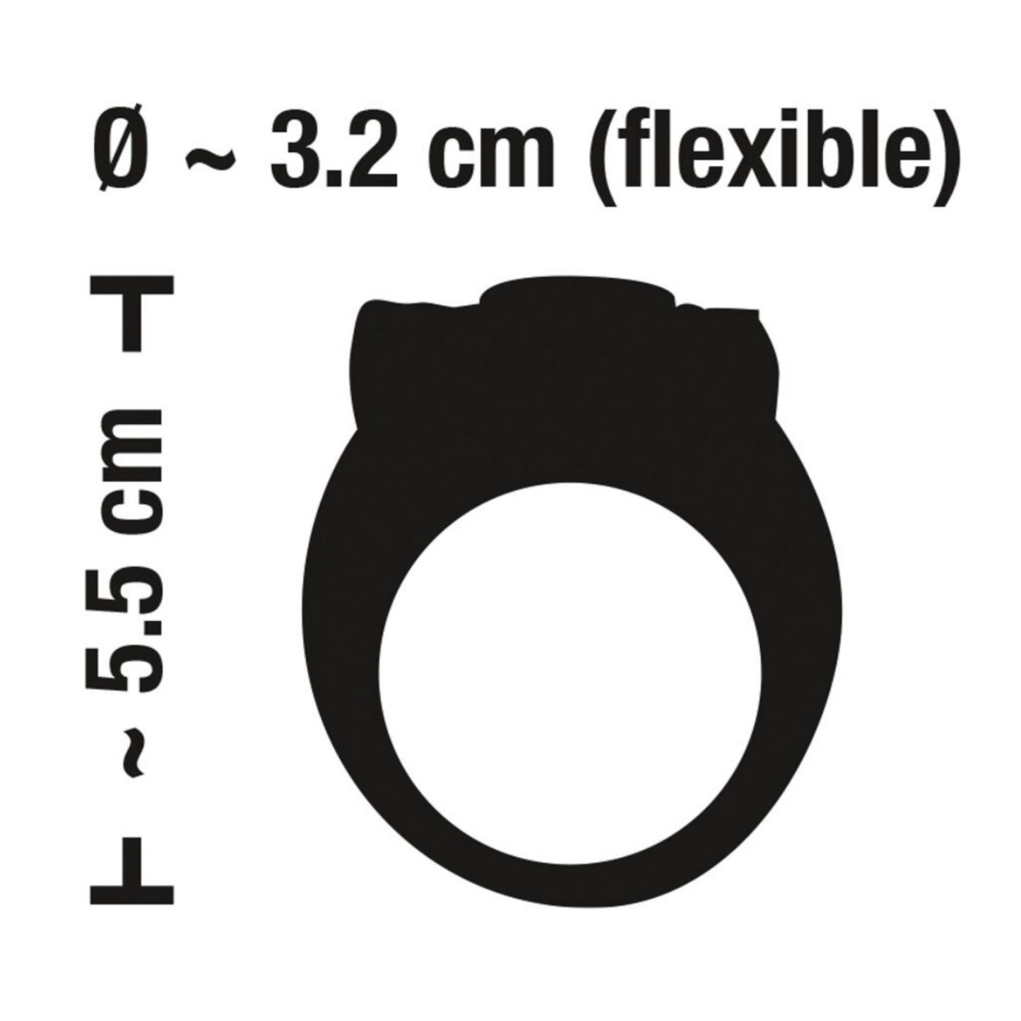 Sweet Smile Vibrating Cock Ring - Anneau vibrant