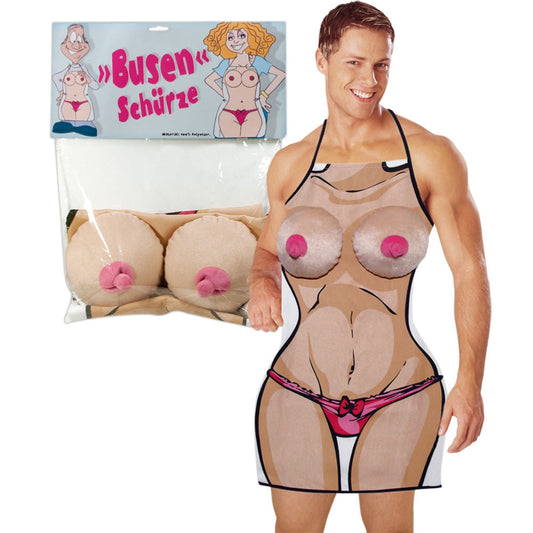 Tablier Humoristique Boobs 3D