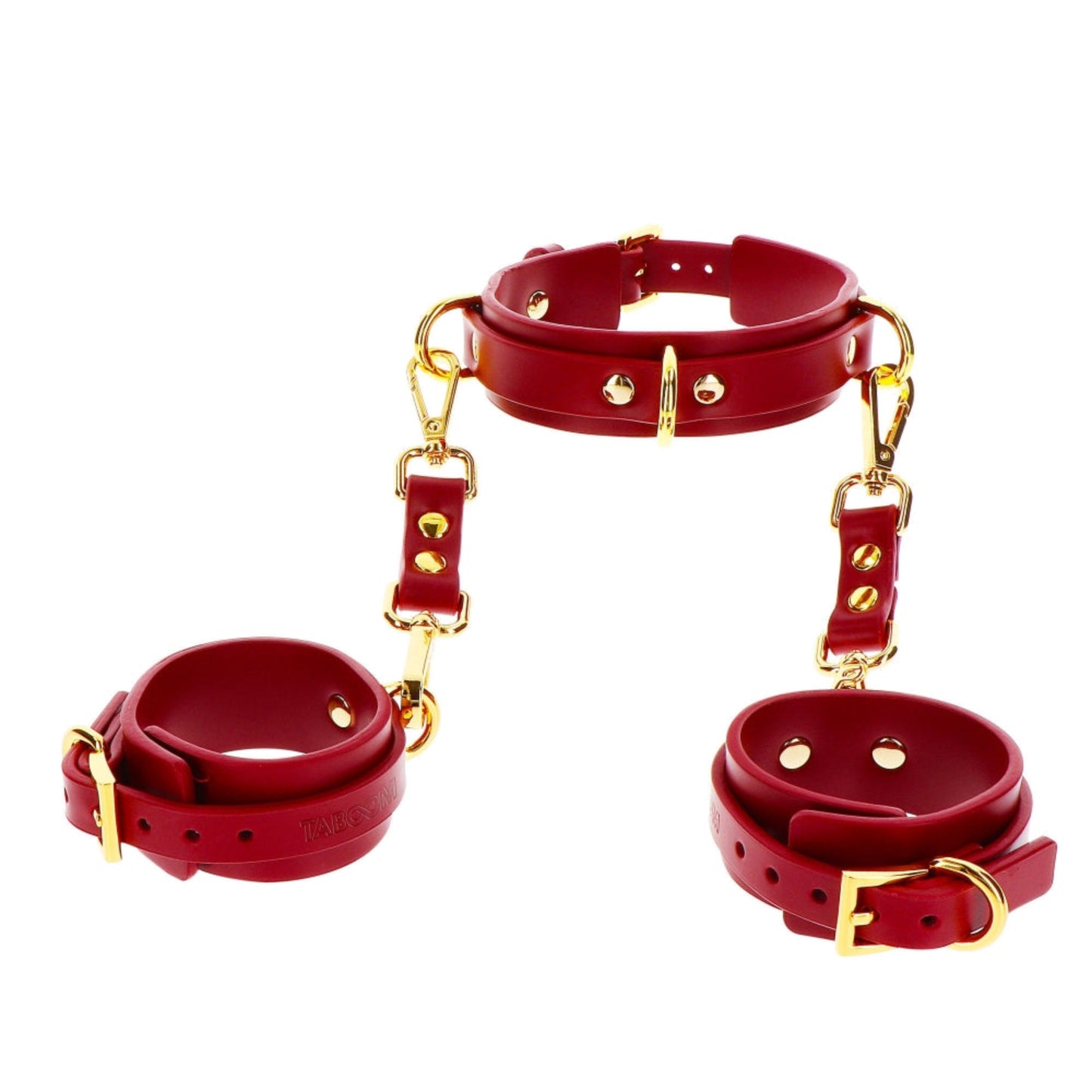 Taboom Kit Collier BDSM D-Ring et Menottes