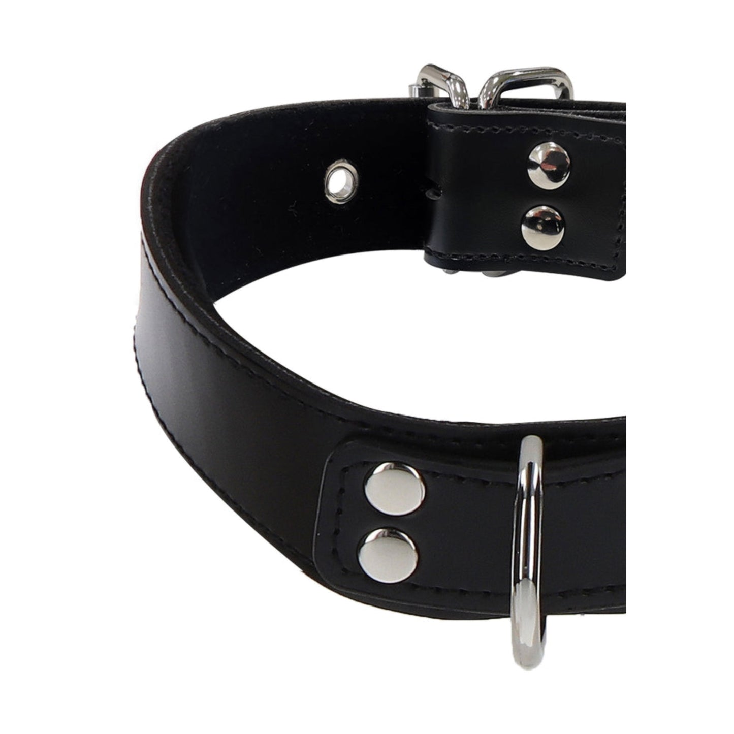 Taboom Elegant D-Ring – Collier BDSM similicuir réglable