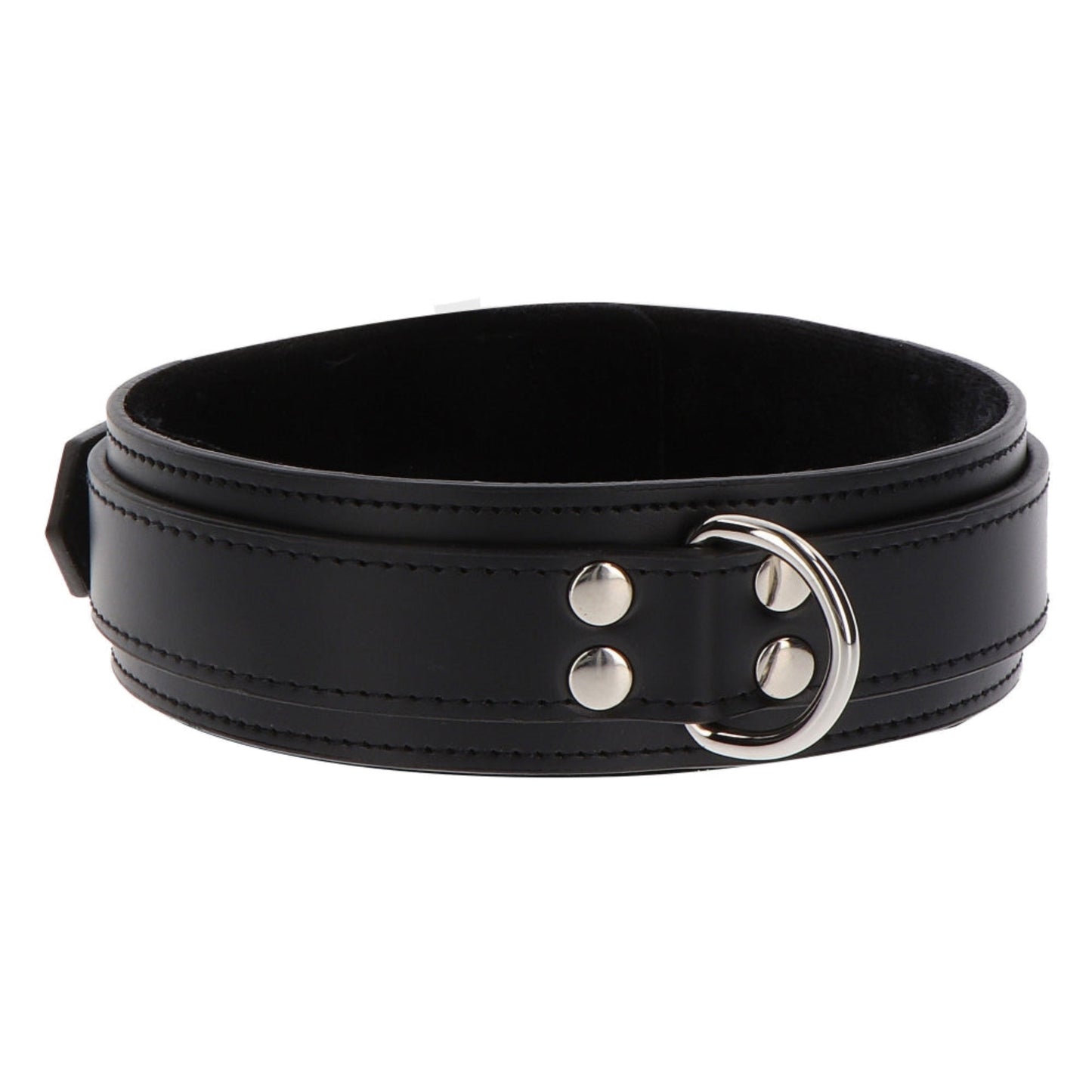 Taboom Heavy D-Ring – collier BDSM similicuir réglable