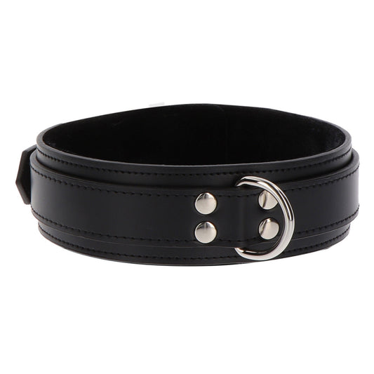 Taboom Heavy D-Ring – collier BDSM similicuir réglable