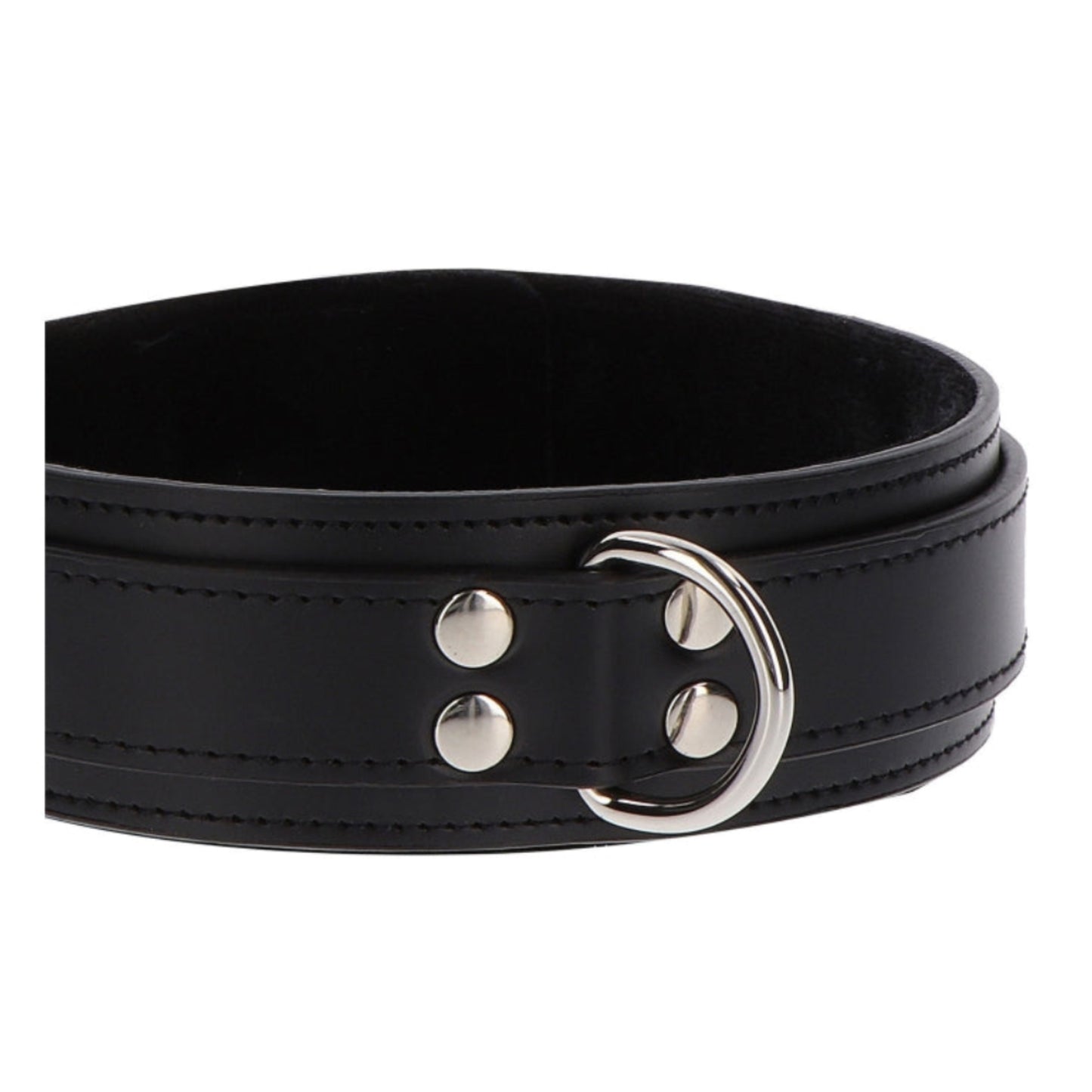 Taboom Heavy D-Ring – collier BDSM similicuir réglable