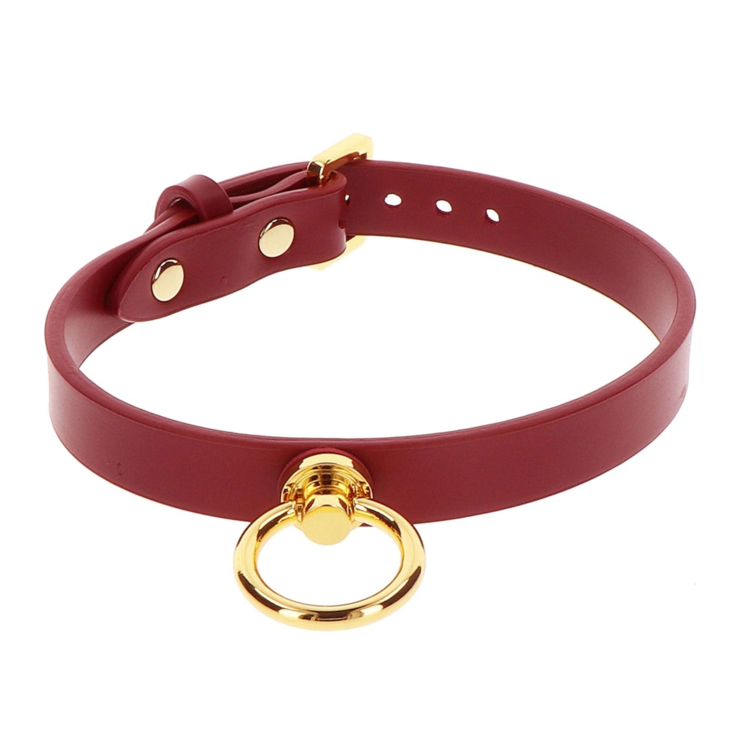 Taboom O-Ring Collar – Collier BDSM similicuir réglable