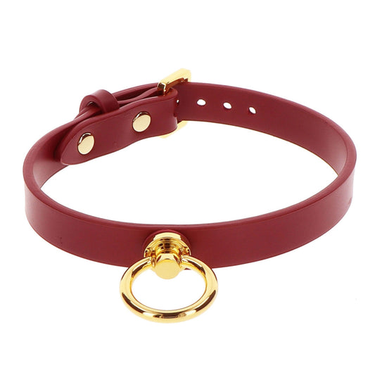 Taboom O-Ring Collar – Collier BDSM similicuir réglable