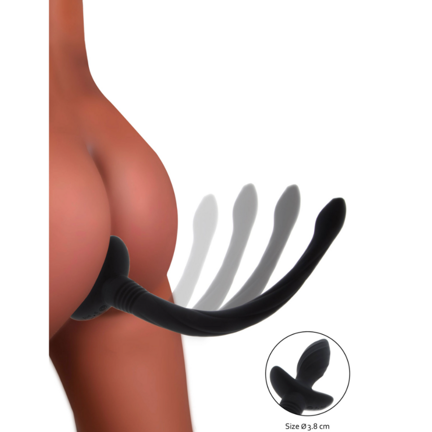 Taboom Puppy Play Wiggle Tail - Plug anal vibrant avec queue animée