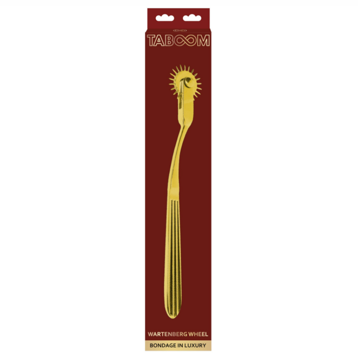 Taboom Wartenberg Wheel - Roue de Wartenberg Dorée pour Jeux BDSM
