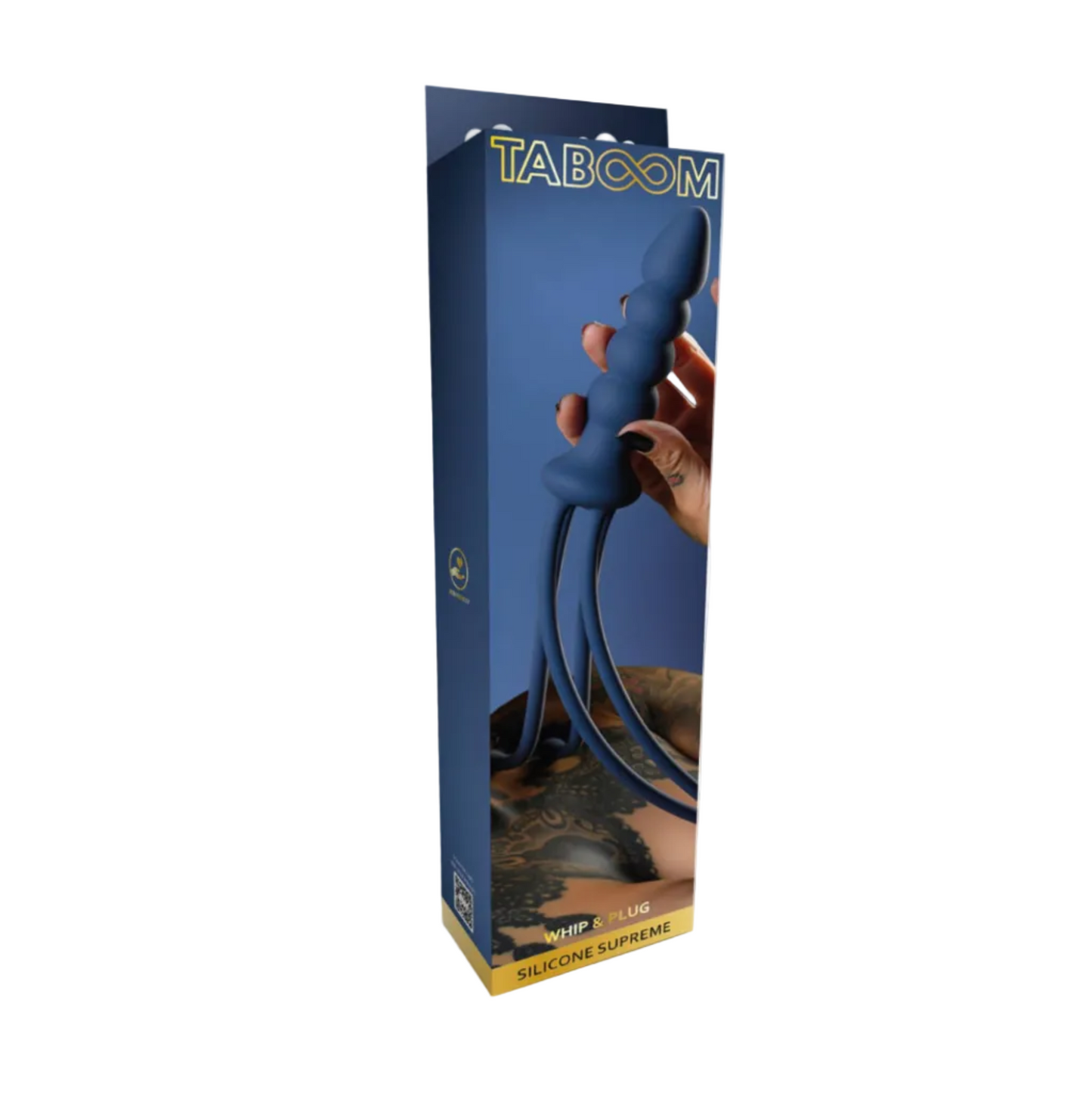 Taboom Whip & Plug - Fouet BDSM 2-en-1 avec plug anal