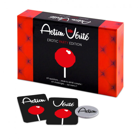 Tease & Please Action ou Vérité Erotic Party Edition - Jeu coquin