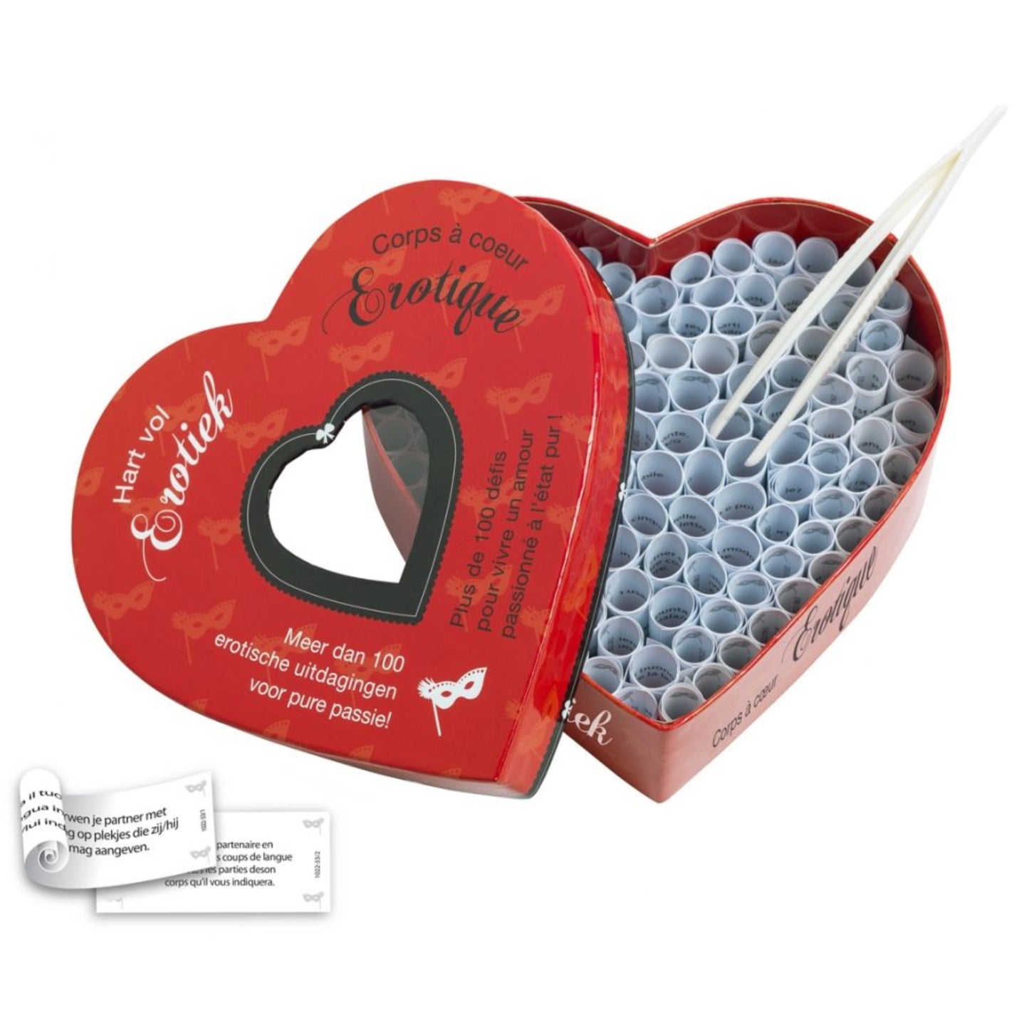 Tease & Please Corps à Coeur Érotique - Jeu pour couple FR/DE