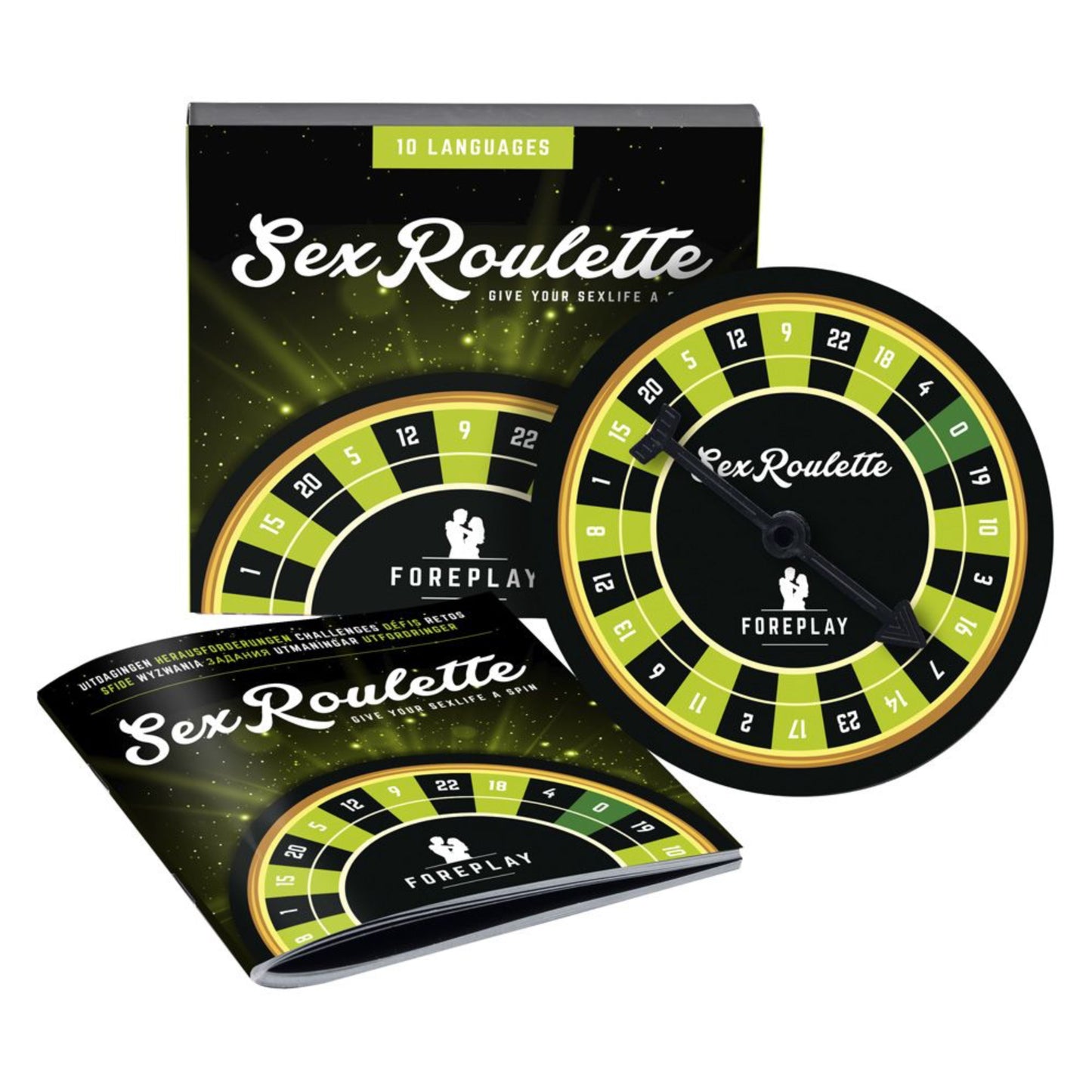 Tease & Please Sex Roulette Foreplay - Jeu coquin multilingue