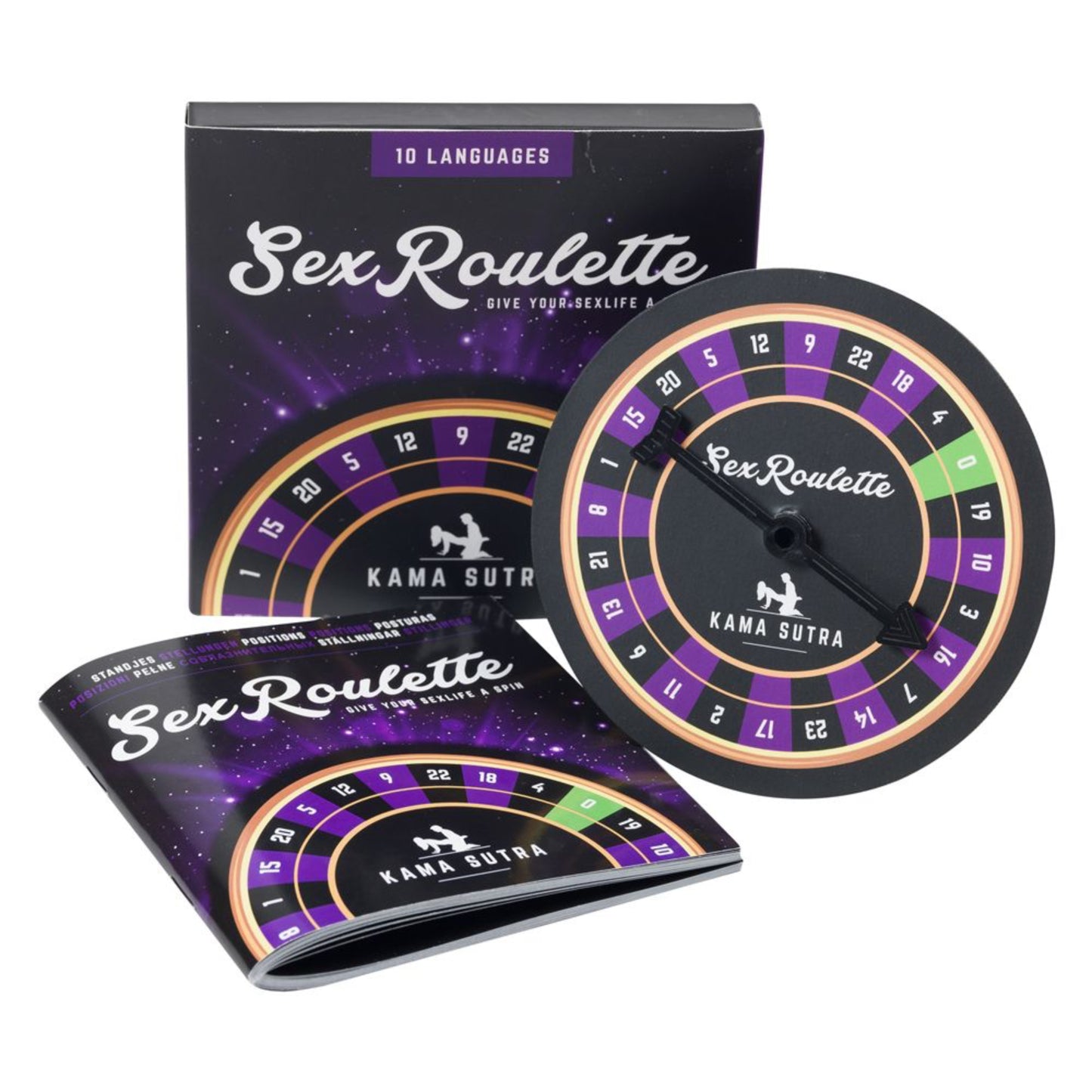 Tease & Please Sex Roulette Kama Sutra - Jeu coquin multilingue