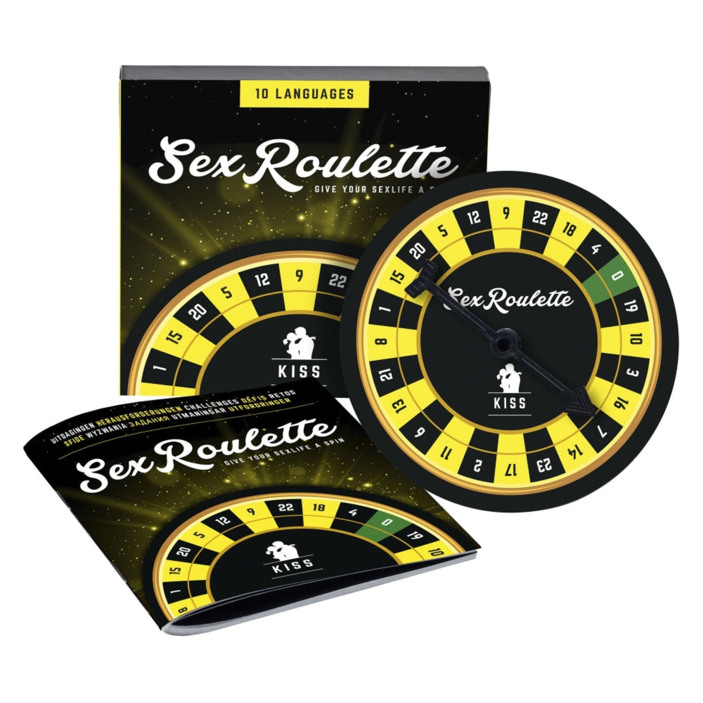 Tease & Please Sex Roulette Kiss - Jeu coquin multilingue