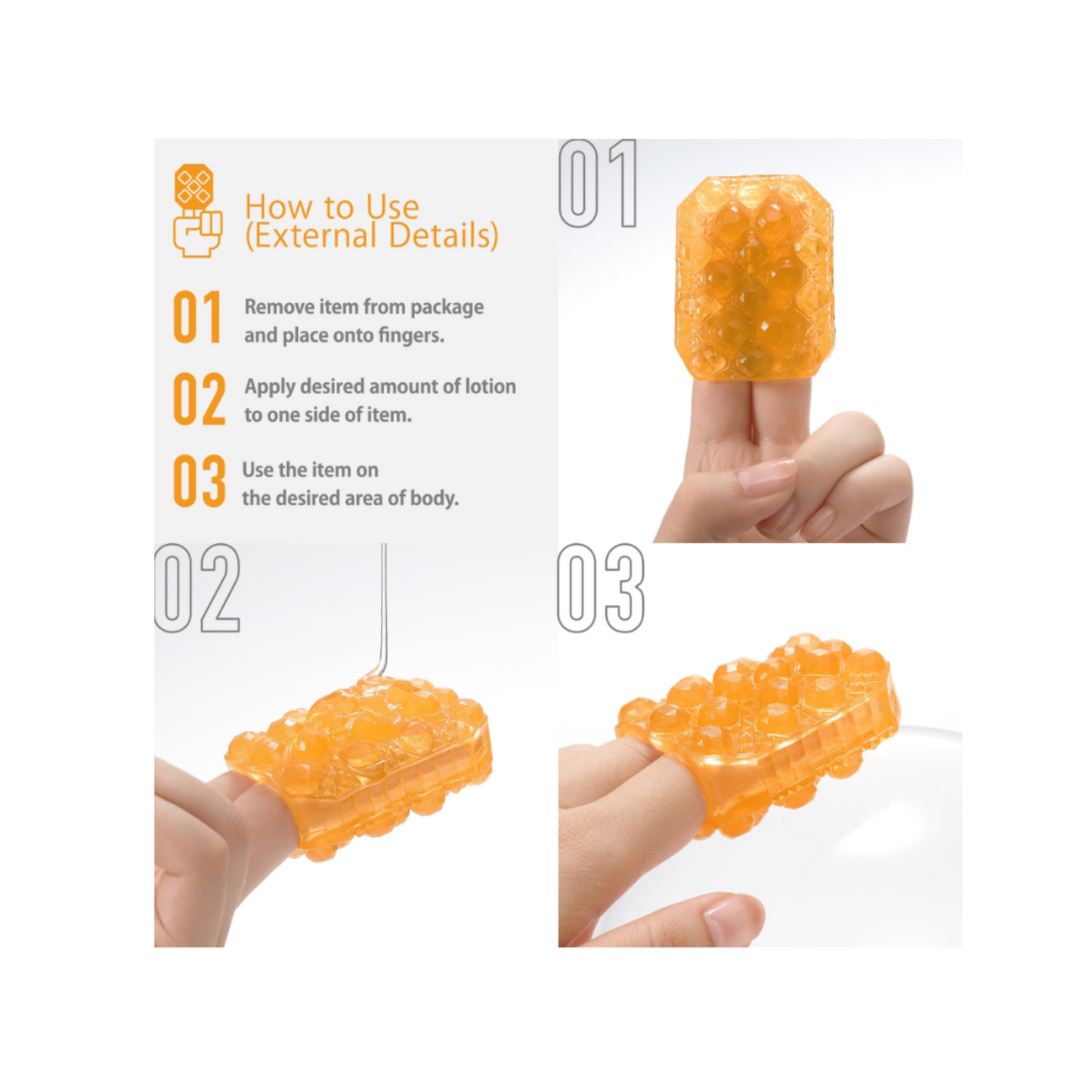 Tenga Uni - Masturbateur et stimulateur (pack de 4)