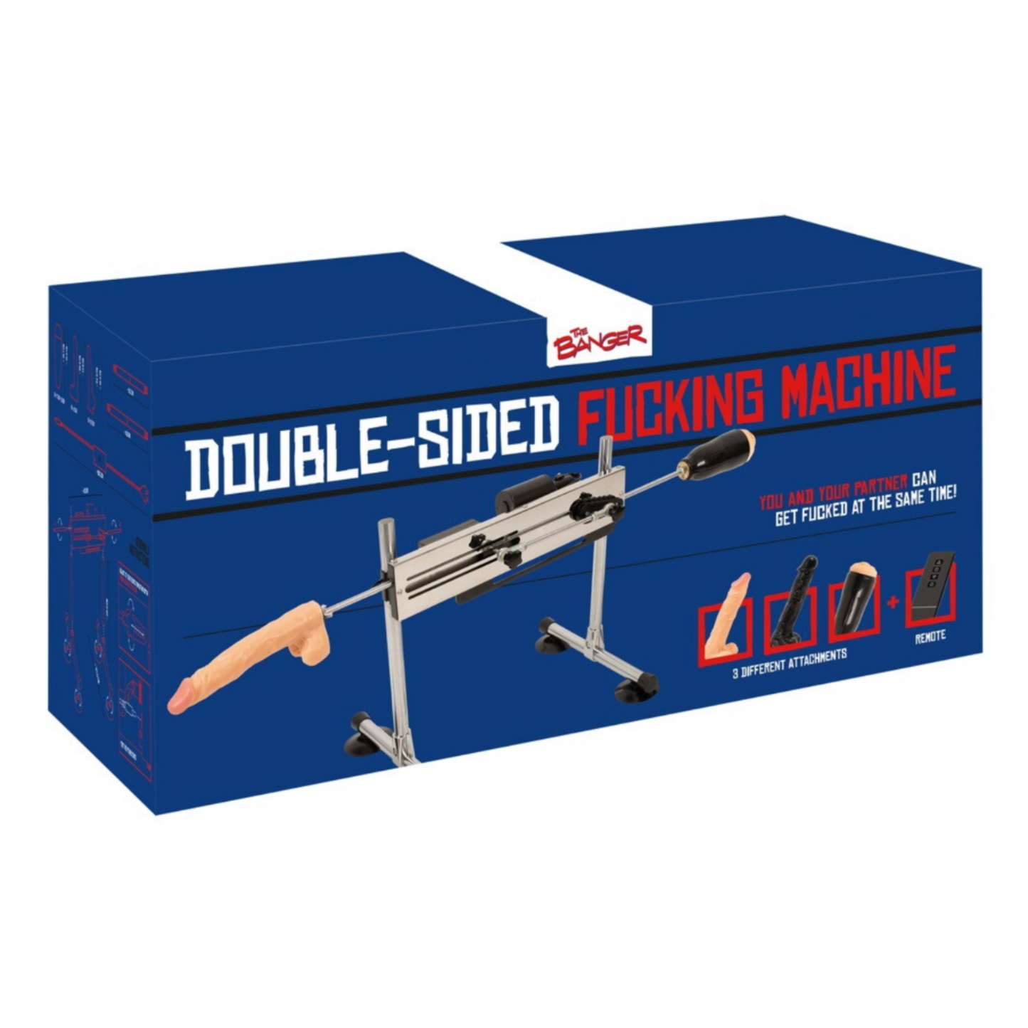The Banger Double-Sided Fucking Machine - Machine sexuelle double télécommandée