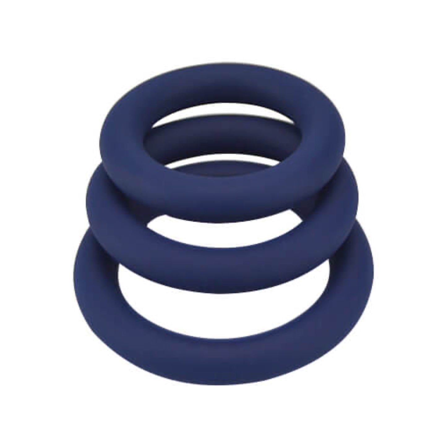 Thick Silicone Cock Rings – Anneaux péniens en silicone x3