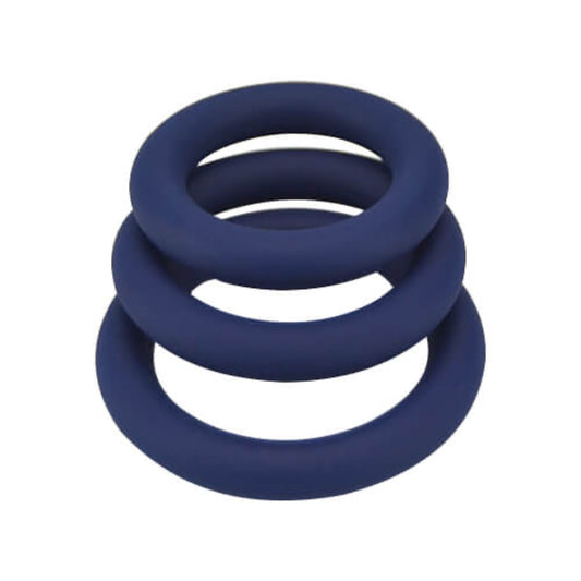 Thick Silicone Cock Rings – Anneaux péniens en silicone x3