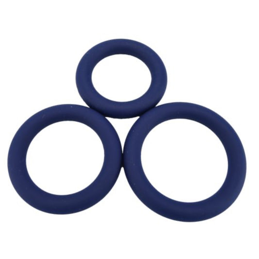 Thick Silicone Cock Rings – Anneaux péniens en silicone x3