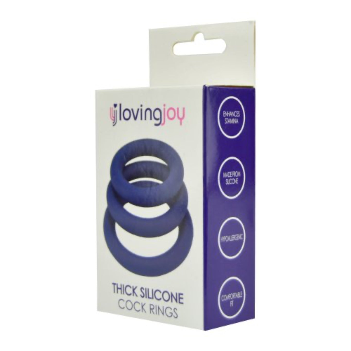 Thick Silicone Cock Rings – Anneaux péniens en silicone x3