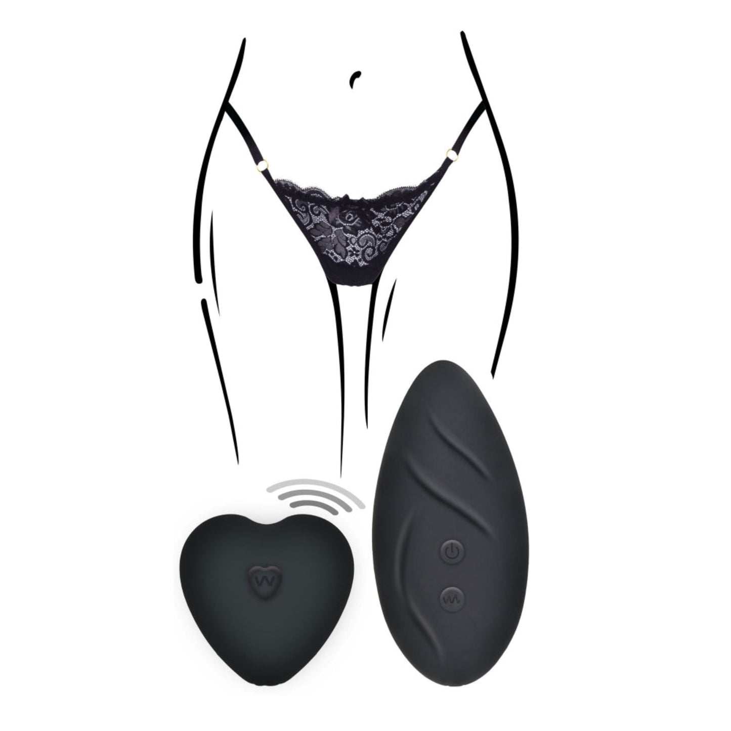 ToyJoy Angel Panty Vibe - Culotte vibrante
