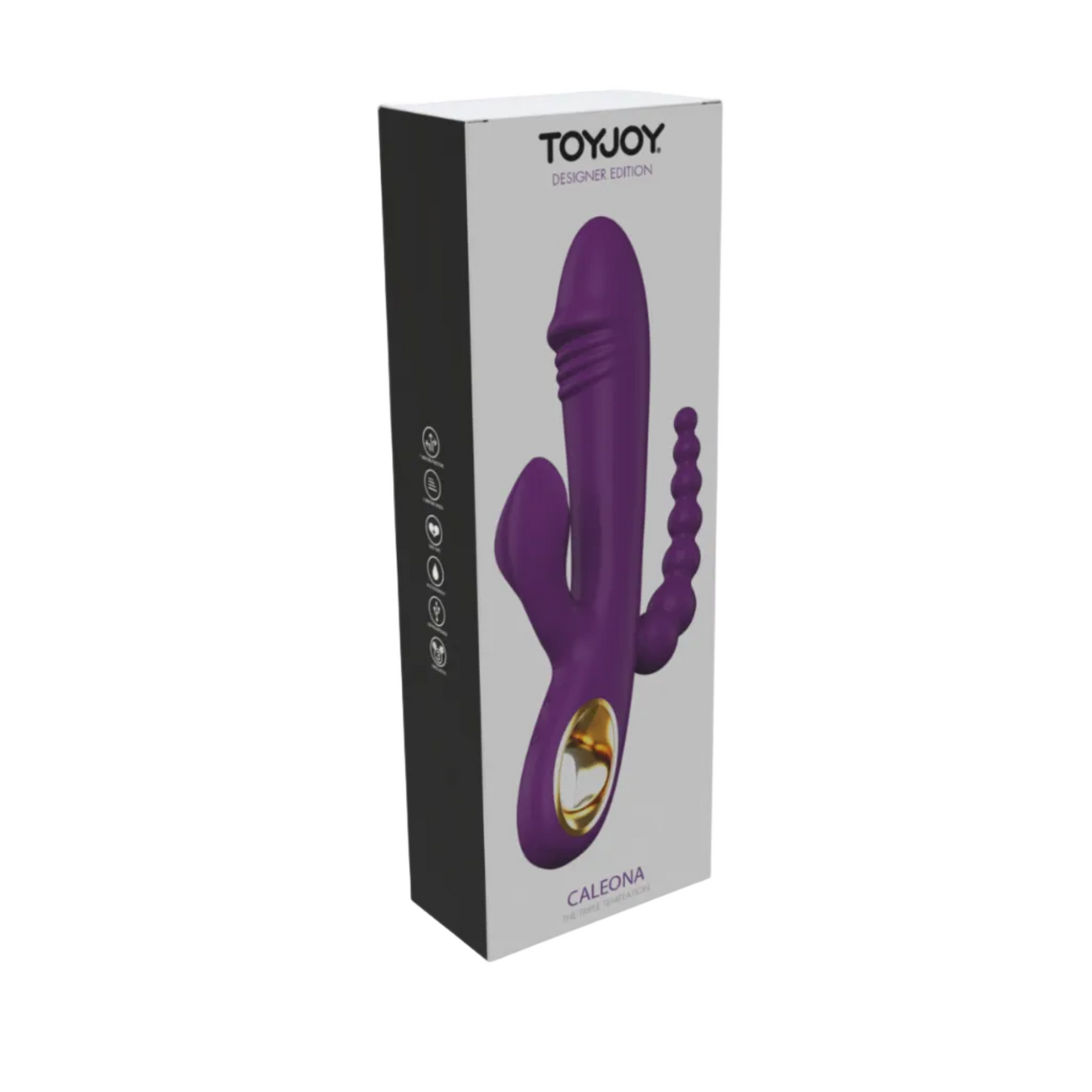ToyJoy Caleona - Vibromasseur triple stimulation