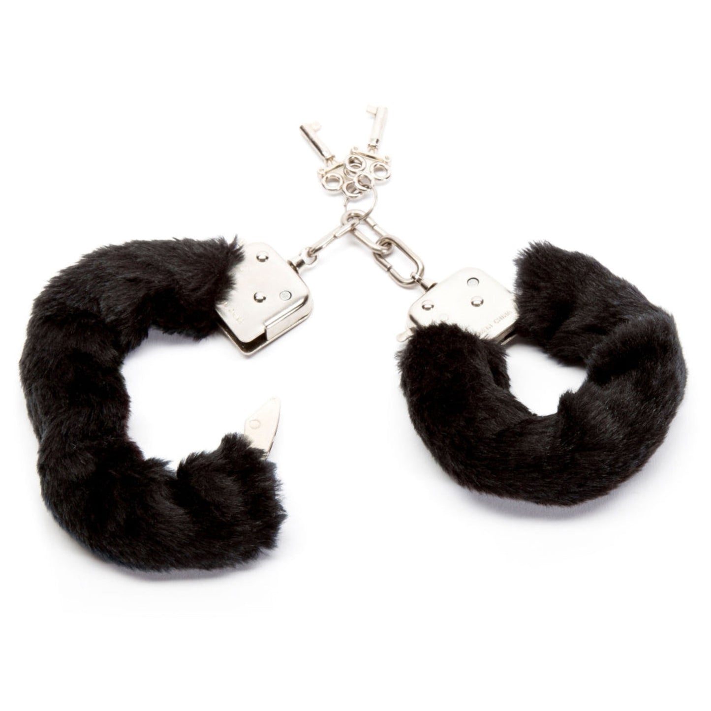 ToyJoy Furry Fun Cuffs – Menottes métal avec fourrure douce et clés