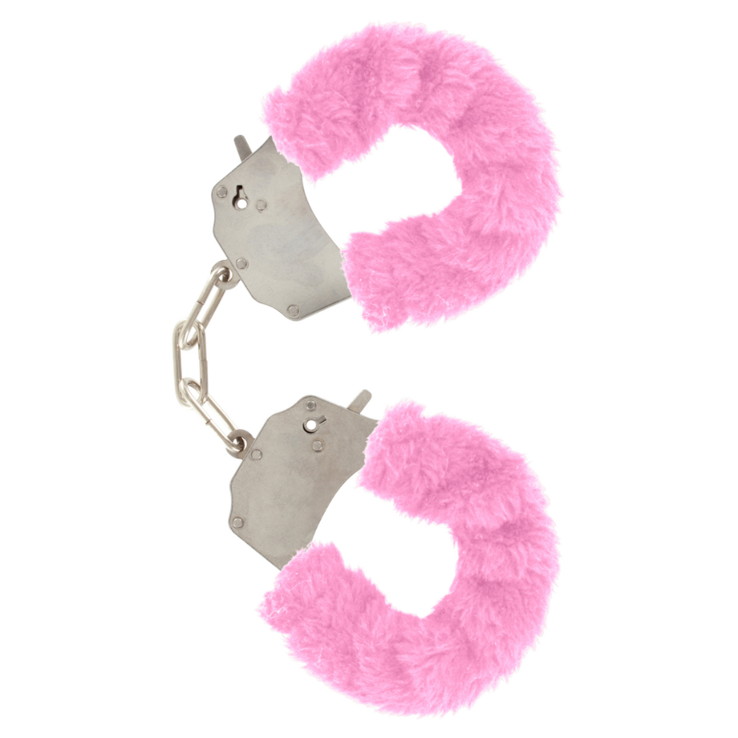 ToyJoy Furry Fun Cuffs – Menottes métal avec fourrure douce et clés
