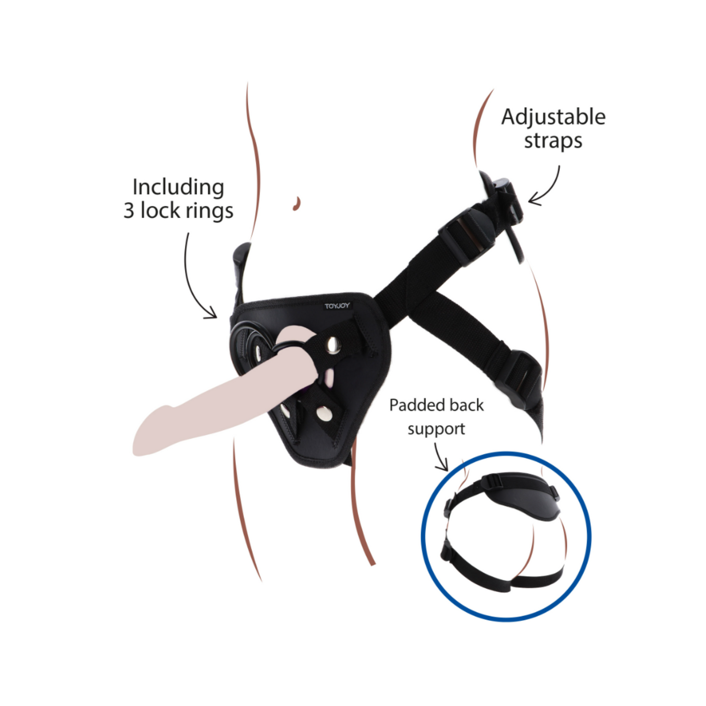 ToyJoy Strap-on Deluxe Harness - Harnais