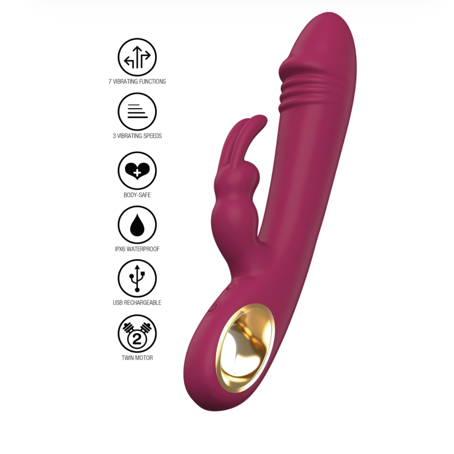 ToyJoy Taygeta - Vibromasseur rabbit