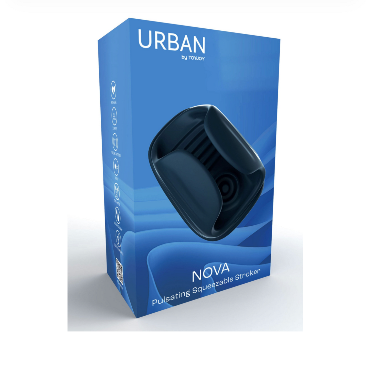 ToyJoy Urban Nova - Masturbateur vibrant et pulsant
