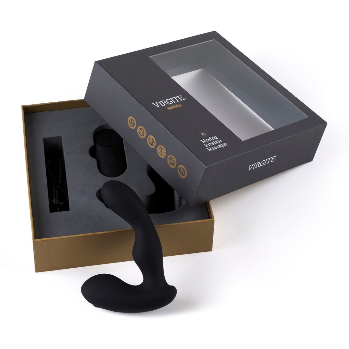 Virgite Moving Prostate Massager – Stimulateur prostatique oscillant télécommandé