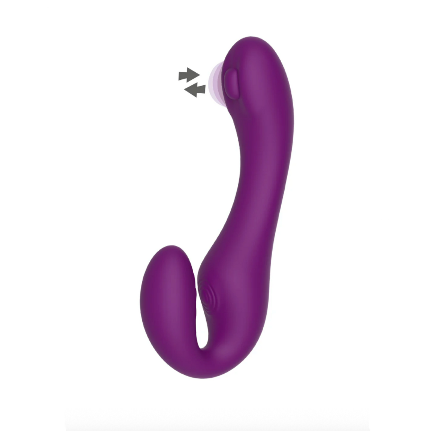 Xocoon Strapless Strap-On - Double gode ceinture vibrant